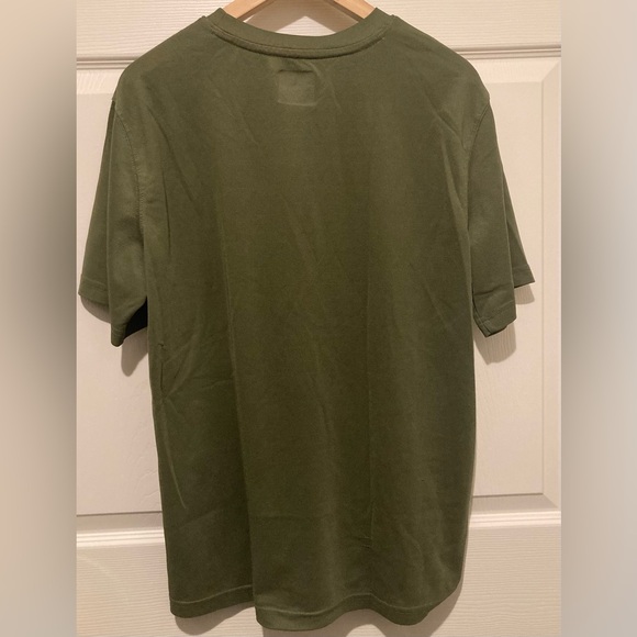 Wrangler Workwear Men’s Medium Olive Short Sleeve Performance Tee - Picture 3 of 7